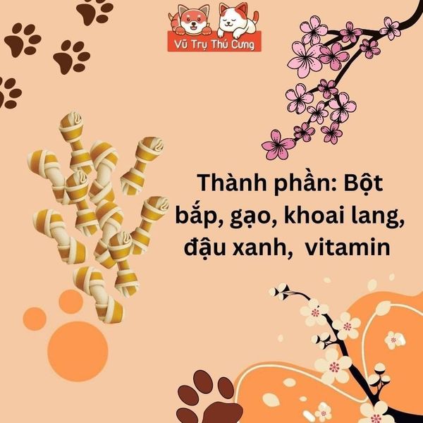 Snack cho Chó Dạng Xương Nơ DoggyMan Nhật Bản 10 cây