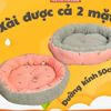 Nệm Ngủ Cho Chó Mèo Chất Liệu Nhung Êm Ái, Họa Tiết Đáng Yêu 50cm