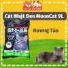 Cát Nhật Đen MoonCat 9L vệ sinh cho mèo, vón cục, khử mùi tốt
