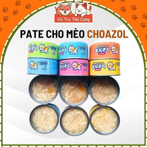 Pate Cho Mèo Bổ Sung Rau Củ Choazol 85g