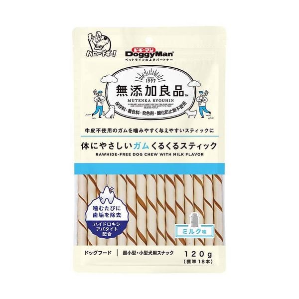 Que Gặm Cho Chó Hương Sữa DoggyMan 120g2