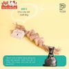 Đồ Chơi Cho Chó Dây Thừng 3 Cục Gỗ Pecow Gỗ Cà Phê Tự Nhiên