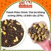 Thức Ăn Hạt Cho Mèo Mister Donut T1 & T2 Topping Thịt Sấy
