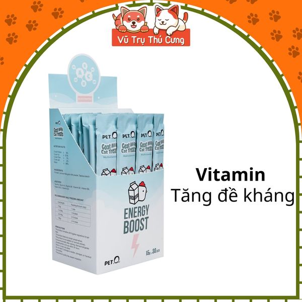 Súp Thưởng Cho Mèo Sữa Dê PetQ 15g2