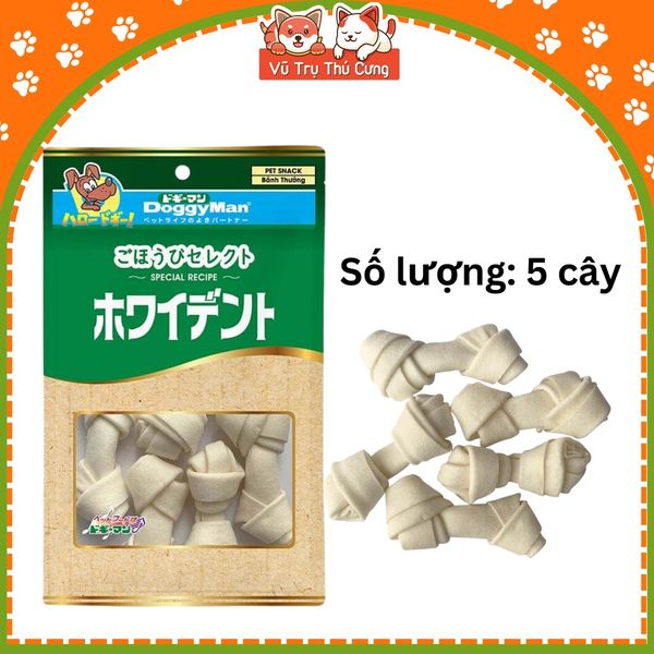 Xương Da Bò Cho Chó Bổ Sung Canxi DoggyMan ( 5 Nơ nhỏ )