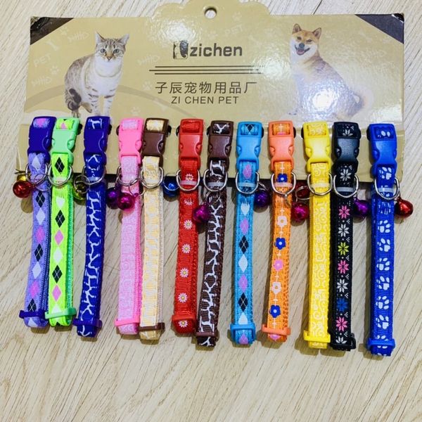 Vòng Cổ Cho Thú Cưng Hoạ Tiết Dễ Thương Zichen