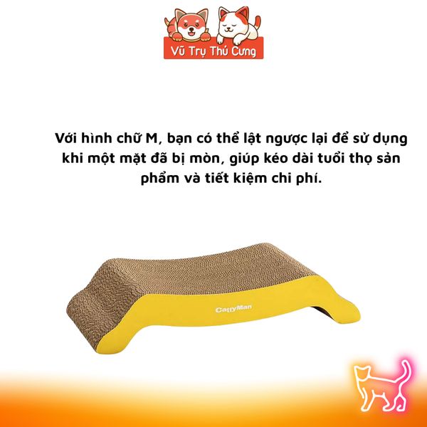 Bàn Cào Móng Cho Mèo Cattyman Thương Hiệu Nhật Bản