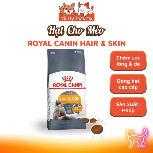 (400g) Hạt Cho Mèo Royal Canin Kitten, MotherBabycat, Indoor, Fit32, HairBall, HairSkin, Shorthair