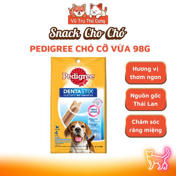Snack Cho Chó Que Gặm Pedigree Dentastix Chăm Sóc Răng Miệng