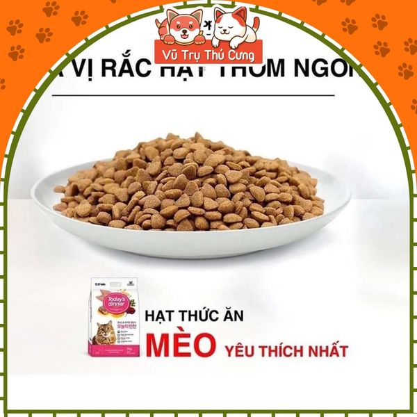 (1Kg) Thức Ăn Hạt Today Dinner Cho Mèo Mọi Lứa Tuổi