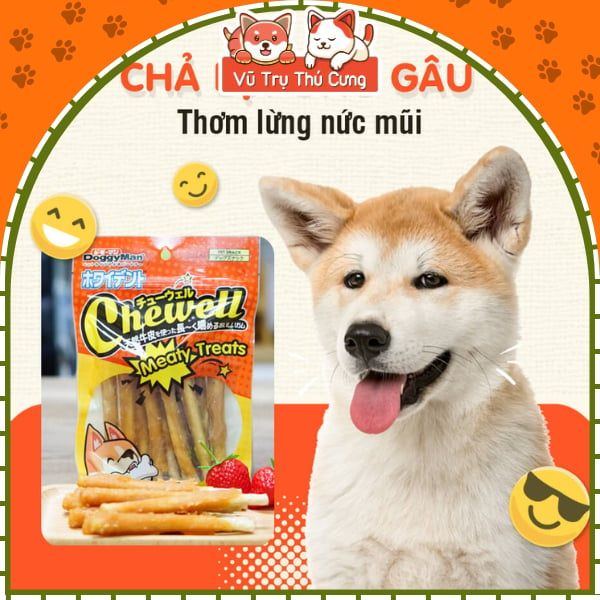 Snack Cho Chó Que Da Bò Nhúng Thịt Gà DoggyMan