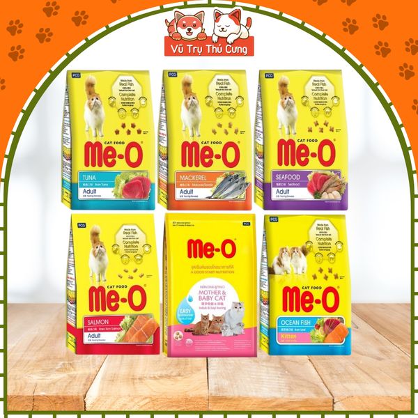 Thức Ăn Hạt Cho Mèo Me-O Đến Từ Thái Lan Nhiều Hương Vị, Giàu Dinh Dưỡng