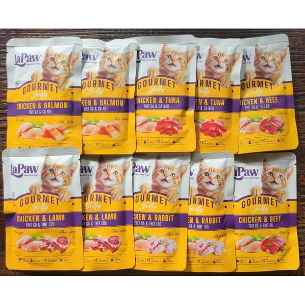 Pate Cho Mèo Thịt Thật Không Chất Bảo Quản Lapaw 70g2