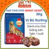Hạt Cho Chó Trưởng Thành Vị Bò Nướng SmartHeart 3kg
