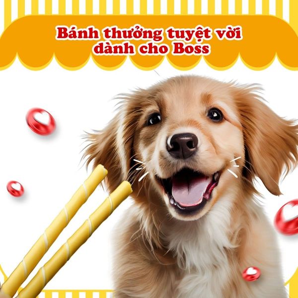 Snack Cho Chó Que Gặm Hương Sữa/Bò/Phô Mai DoggyMan 120g2