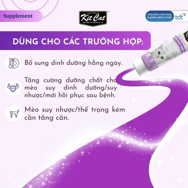 Gel Dinh Dưỡng Hỗ Trợ Tăng Cân Cho Mèo Kitcat 120g2