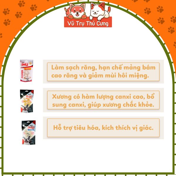 Xương Gặm Cho Chó Sạch Răng, Giàu Dinh Dưỡng Fonti Inu