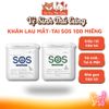 Khăn Ướt Lau Mắt / Lau Tai Cho Thú Cưng SOS 100 Miếng
