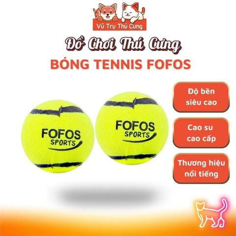 Đồ chơi cho Chó gặm hình bóng Tenis FOFOS (1 Banh Lẻ)