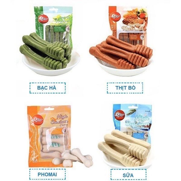 Combo 4 Gói Xương Gặm ORGO Cho Chó 90g