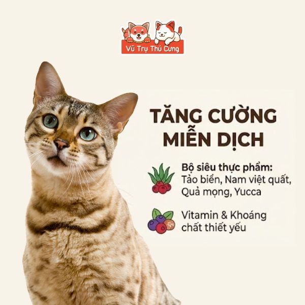 Thức Ăn Hạt Cho Mèo Bite Of Wild Farm Topping Cá Ngừ 1,5kg Hỗ Trợ Tiêu Hóa, Miễn Dịch, Sức Khỏe Toàn Diện2