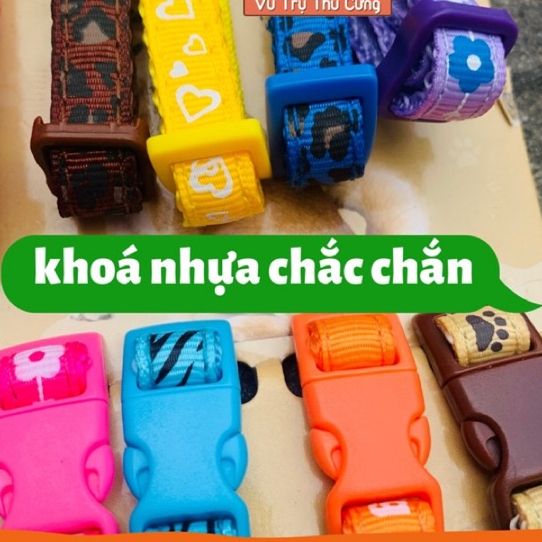 Vòng Cổ Cho Thú Cưng Hoạ Tiết Dễ Thương Zichen