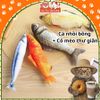 Đồ Chơi Cho Chó Mèo-Cá Nhồi Bông Kèm Catnip Thư Giãn