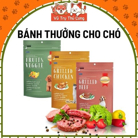 Bánh Thưởng Cho Chó SmartHeart Từ Thịt & Rau Củ 100g