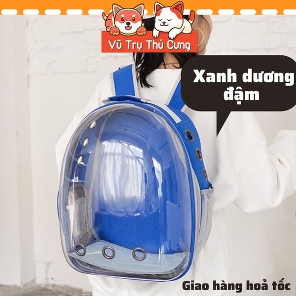 Balo Phi Hành Gia Cho Chó Mèo Nhiều Màu Sắc, Chất Liệu Thoáng Khí