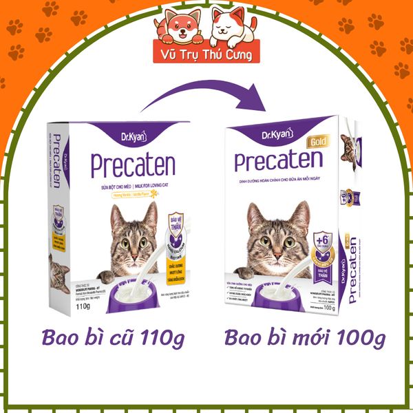 Sữa bột dinh dưỡng Dr Kyan Precaten cho Mèo hộp 100g