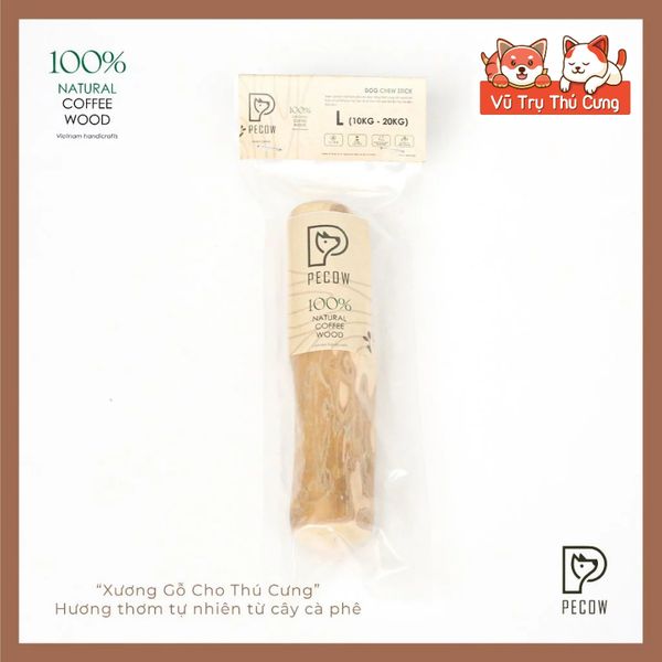 Đồ Chơi Cho Chó Thanh Gỗ Gặm Cà Phê Pecow