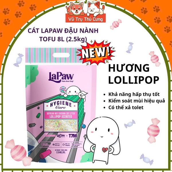 Cát Đậu Nành LaPaw Cho Mèo Phiên Bản Đặc Biệt 2.5Kg2