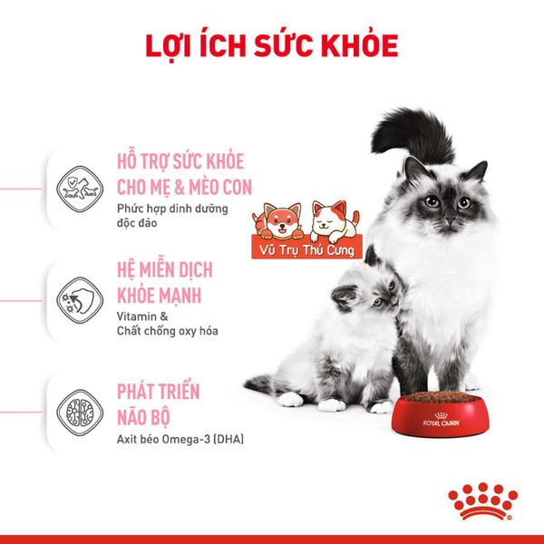 (4Kg) Hạt Cho Mèo Con Royal Canin Mother & BabyCat
