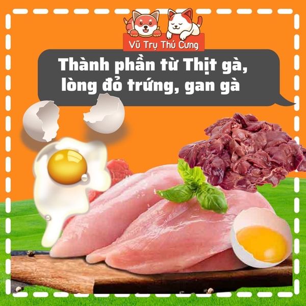 Thịt Sấy Cho Thú Cưng CATDO Bổ Sung Dinh Dưỡng