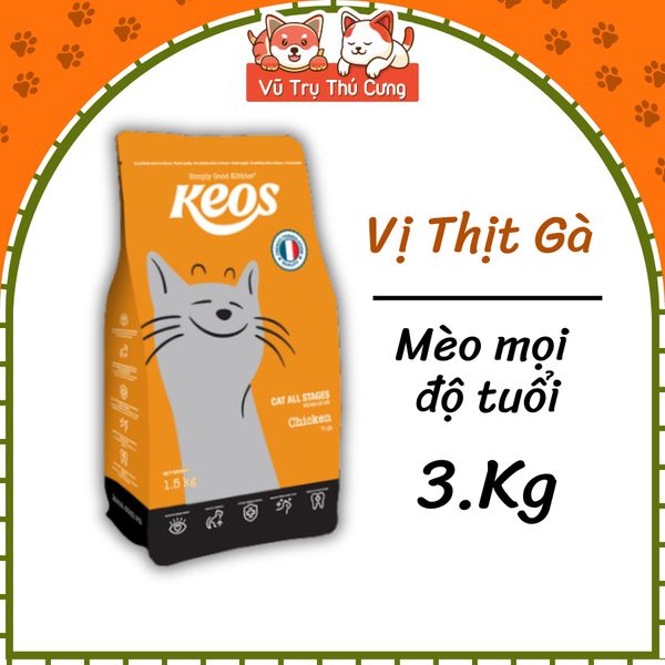 (3KG) Hạt Keos Cho Mèo Mọi Độ Tuổi Tốt Cho Tiêu Hóa
