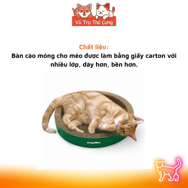 Bàn Cào Móng Cho Mèo Cattyman Thương Hiệu Nhật Bản