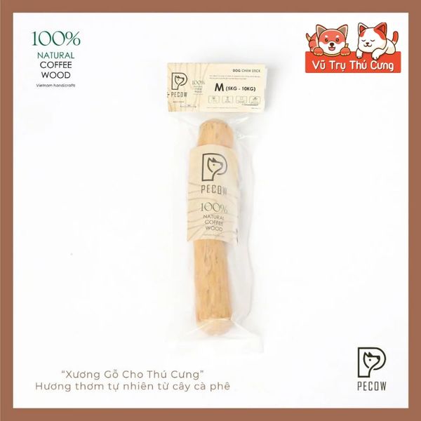 Đồ Chơi Cho Chó Thanh Gỗ Gặm Cà Phê Pecow