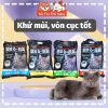 (1 tải 6 bao) Cát Nhật đen MoonCat 9L chính hãng, Cát vệ sinh cho mèo khử mùi, vón cục tốt