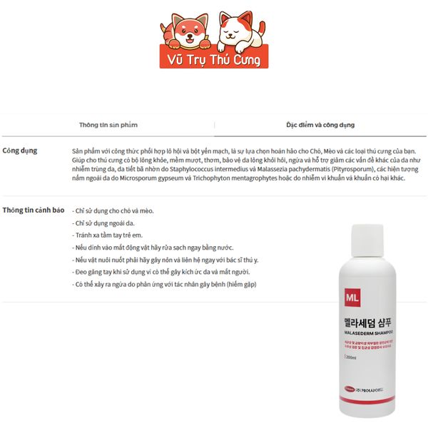 Sữa Tắm Hỗ Trợ Nấm Da Cho Chó Mèo CareSide 200ml -Giảm Ngứa, Chiết Xuất Tự Nhiên