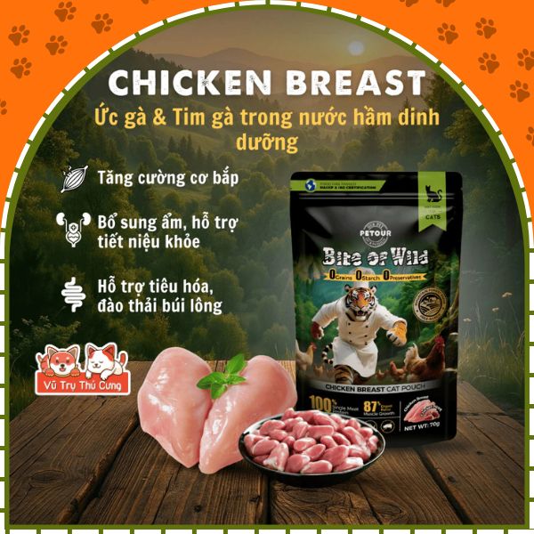 Pate Giàu Đạm Cho Mèo Nhà Bite of Wild –  Công Thức Sữa Dê New Zealand, Túi 70g2
