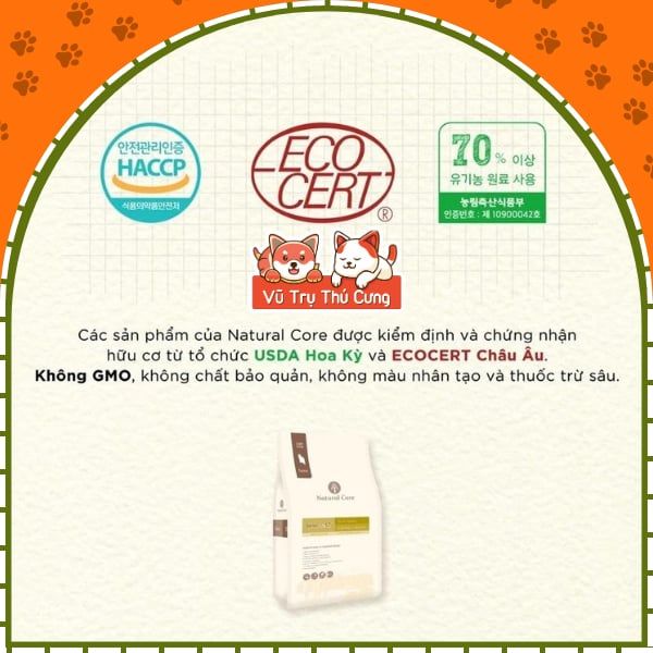 Hạt Cho Mèo Mọi Độ Tuổi Natural Core Bene C3 - 500g