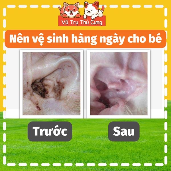 Khăn Ướt Vệ Sinh Tai Cho Chó Mèo SOS 100 miếng