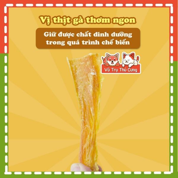 Snack thanh gà sấy DoggyMan Nhật Bản cho Chó 70g