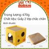 Nhà cào móng cho mèo kèm cỏ mèo, nhà ngủ cho Mèo