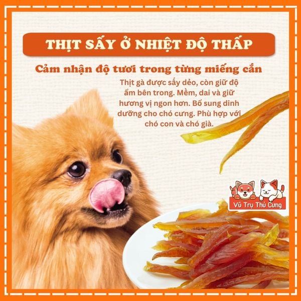 Snack cho Chó dạng Thanh Gà sấy dẻo DoggyMan 80g