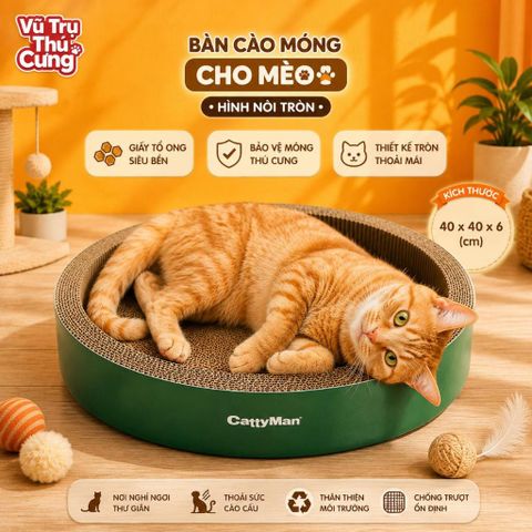Bàn Cào Móng Cho Mèo Cattyman Thương Hiệu Nhật Bản