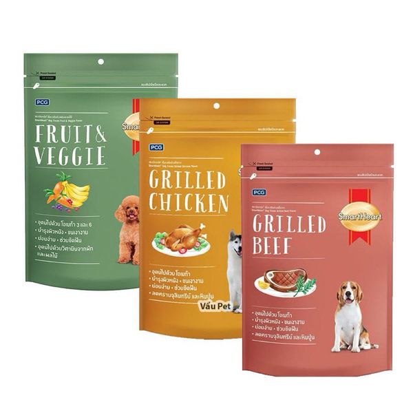 Bánh Thưởng Cho Chó SmartHeart Từ Thịt & Rau Củ 100g2
