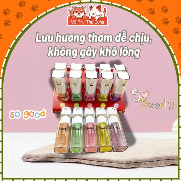 Nước hoa xịt khử mùi cho Chó mèo BIOLINE 207ml