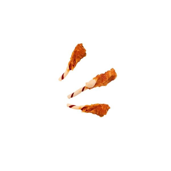 Snack Cho Chó Dexinbone Que Xoắn Vị Sữa Quấn Gà, Bổ Sung Protein, Tăng Cường Canxi, Loại Bỏ Mảng Bám