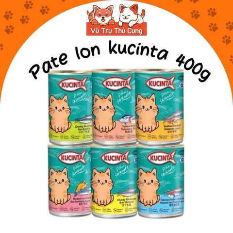 Pate Cho Mèo Thái Lan Kucinta Lon 400g